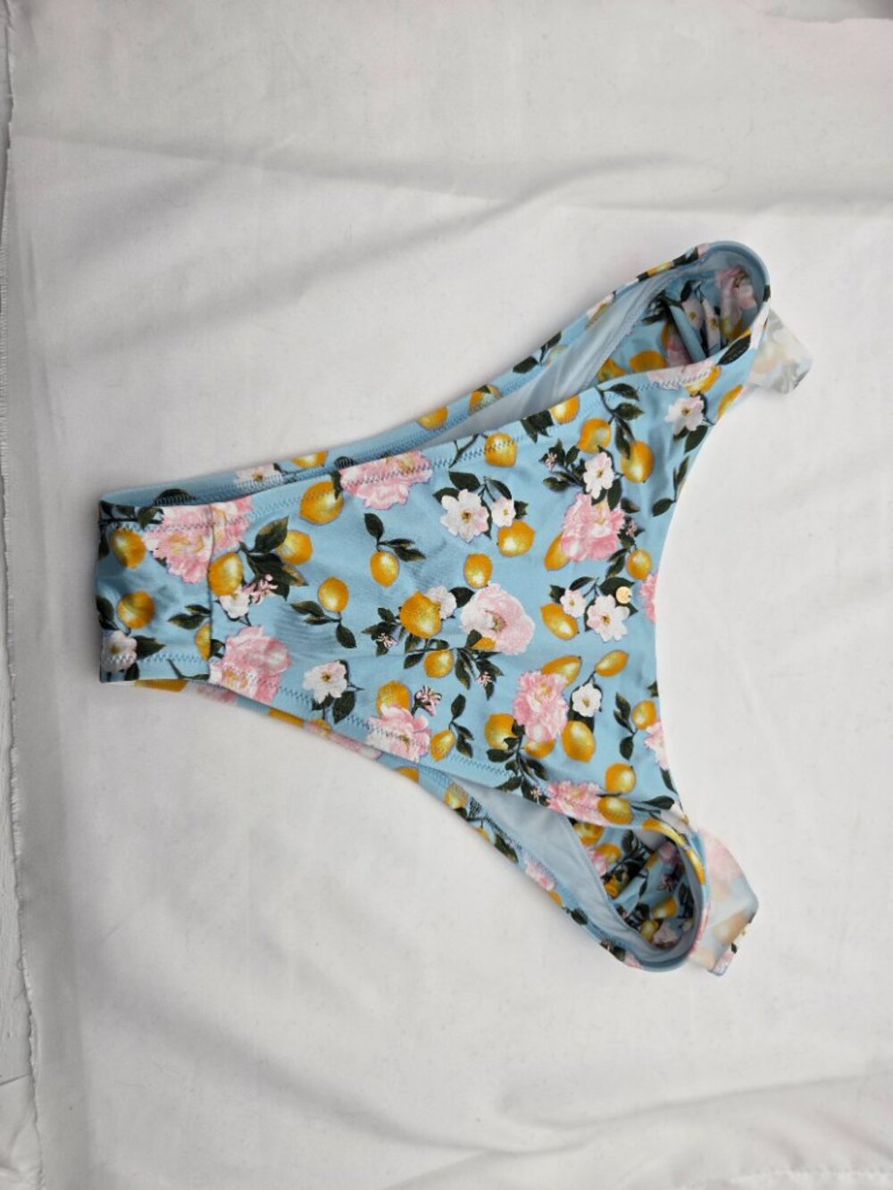 VS Riviera Ruffle High-Cut Lemon Ruffle Bikini Bottom - XL - Picture 7 of 7